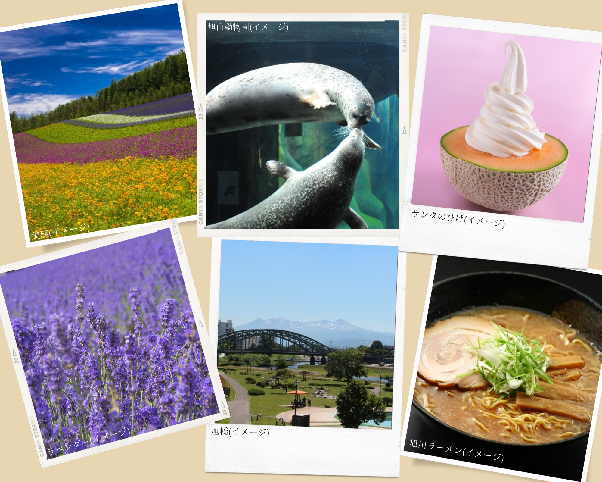 (北海道道央エリア観光イメージ)