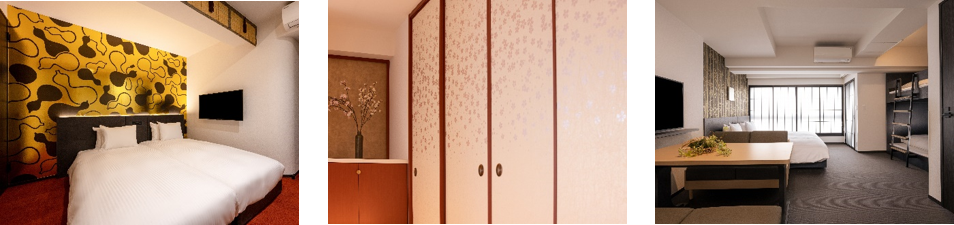  殿の間、姫の間、若の間