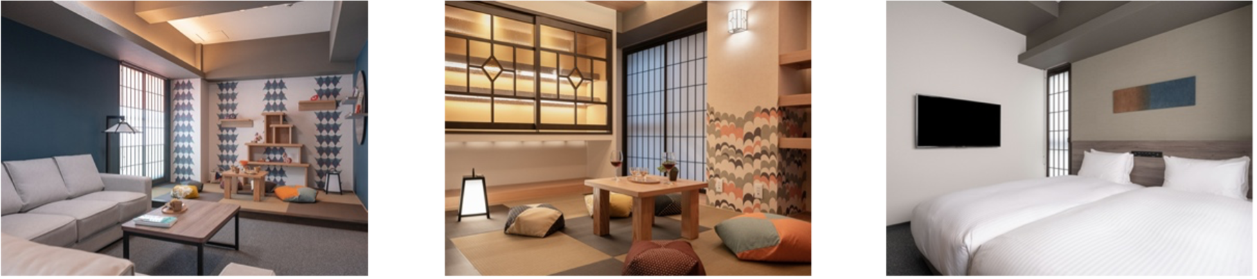 広々したリビング、フレキシブルに使える畳スペース、独立したベッドルーム