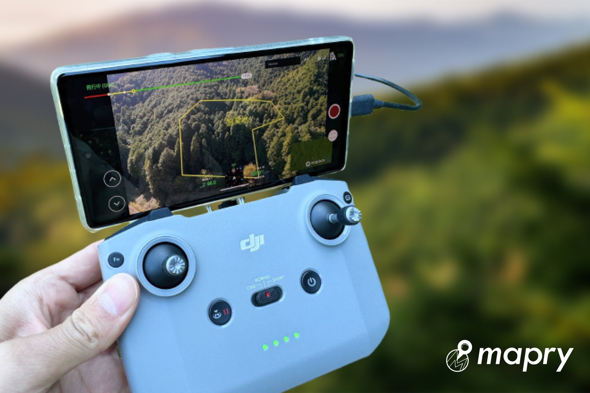 施業地や境界のGISデータを現地でAR投影!Androidアプリ「mapryドローン版」をアップデート | 株式会社マプリィのプレスリリース