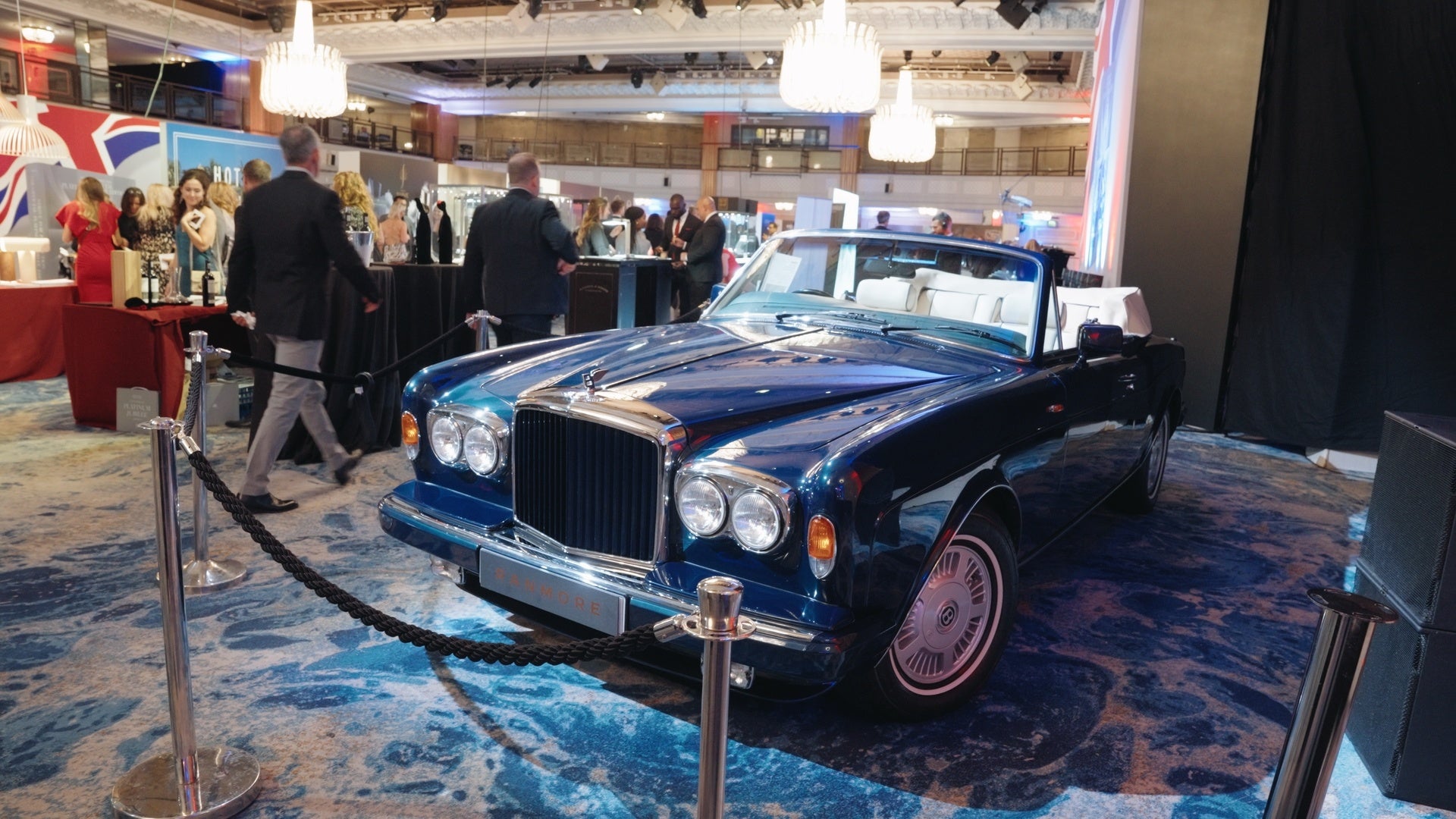 英国イベント会場にて