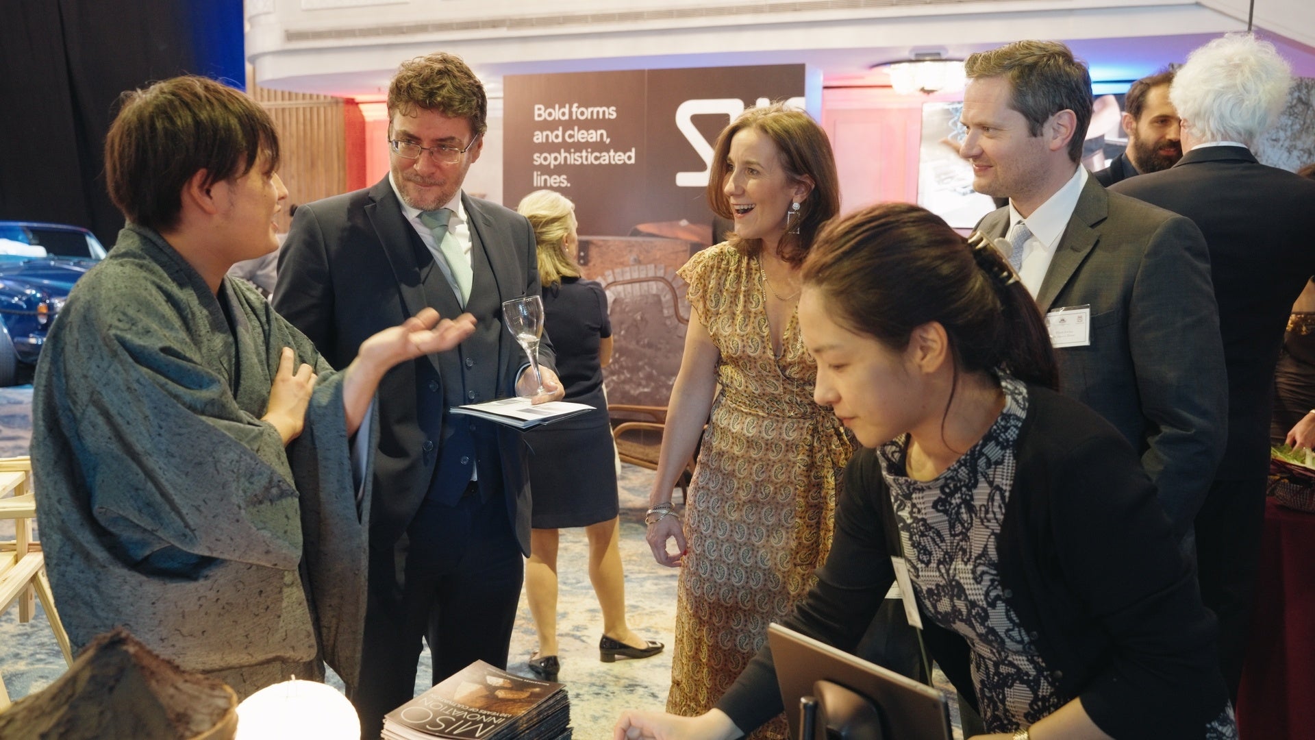 英国イベント会場でのMiso談議