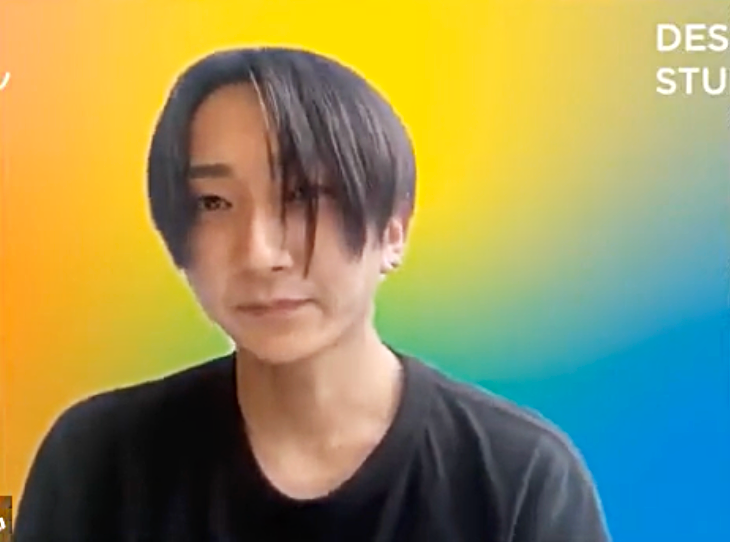 学生チームメンバー：荒谷泰之心｜多摩美術大学（グラフィックデザイン学科）