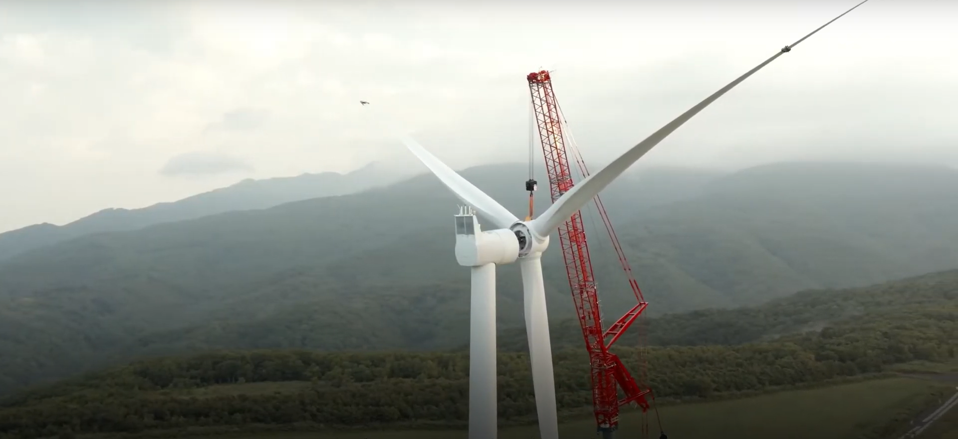 電材ホールディングスは近年、施工対象として風力発電所の建設に注力している