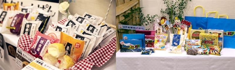 清水屋食品と竹下製菓の主力商品