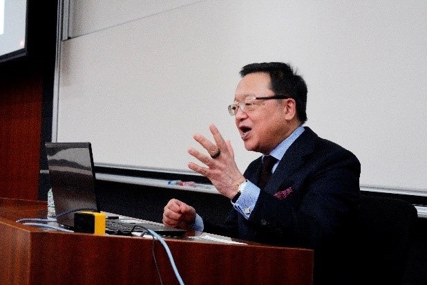 2022年度の寄附講座「起業家養成講座Ｉ」 （日本M&Aセンター 代表取締役社長 三宅卓による講義）