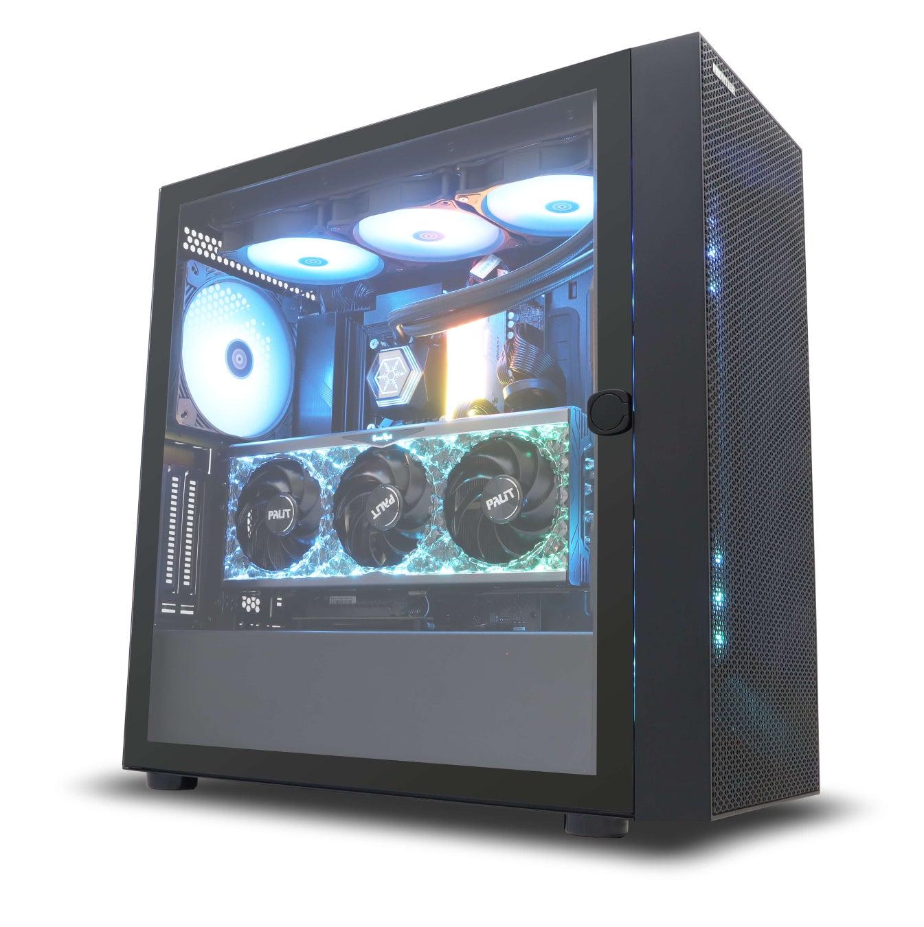 FRONTIER GBLSシリーズ:光るグラフィックスカードを縦配置したゲーミングPCが登場!最上級パーツ搭載、2024年4月12日より販売中 FRONTIER GBLSシリーズ:光るグラフィックスカードを縦配置したゲーミングPCが登場!最上級パーツ搭載、2024年4月12日より販売中