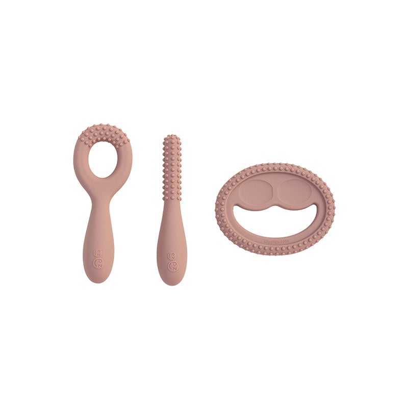 お口発達スタートキット：ローズピンク