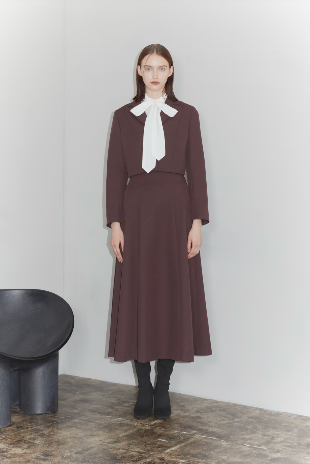 新品　Audire アウディーレ　 ruffle sleeve blouse Audire】ruffle sleeve blouse (Blue)/M Audire ruffle sleeve blouse