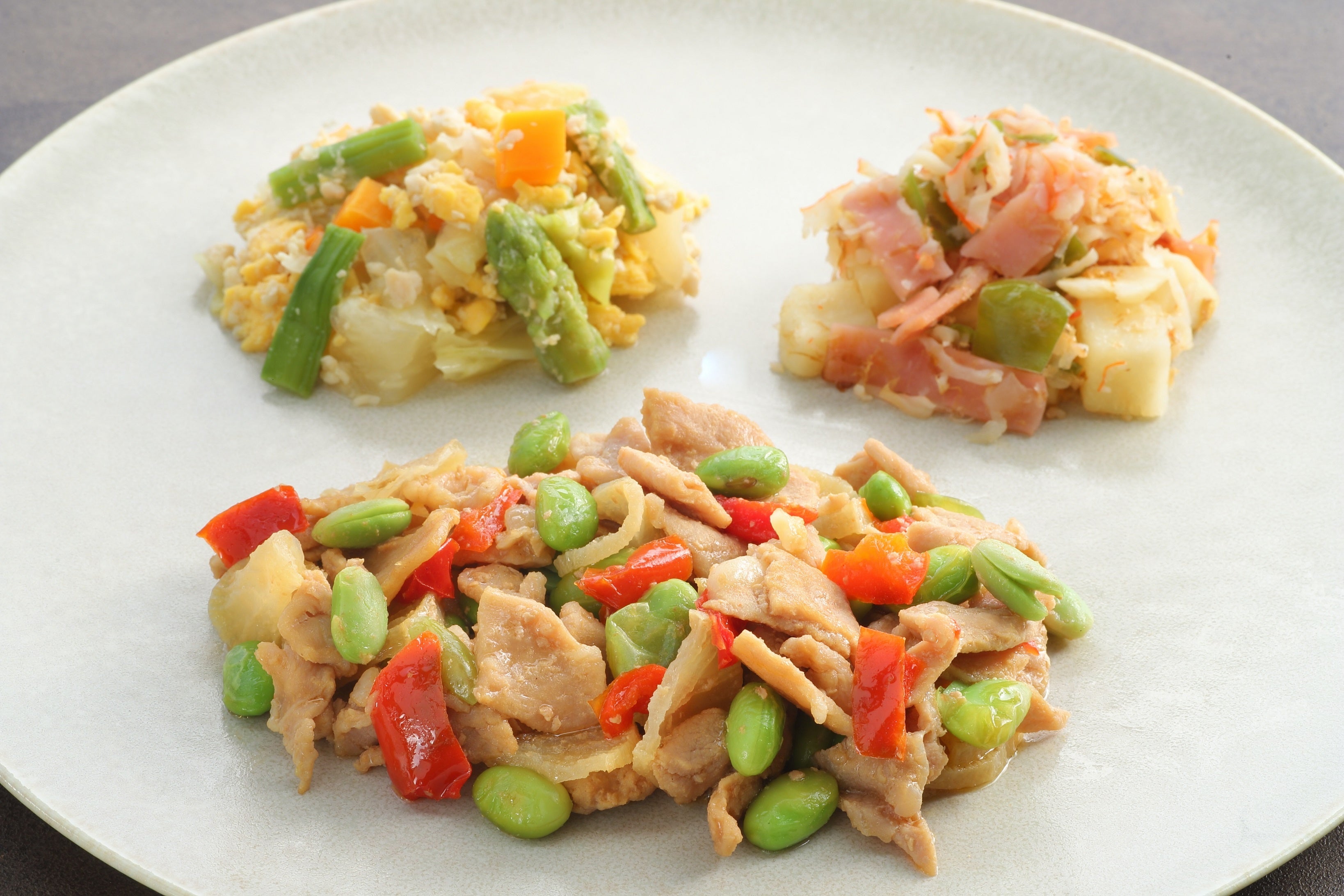 豚肉と大根のオイスター炒め皿盛り