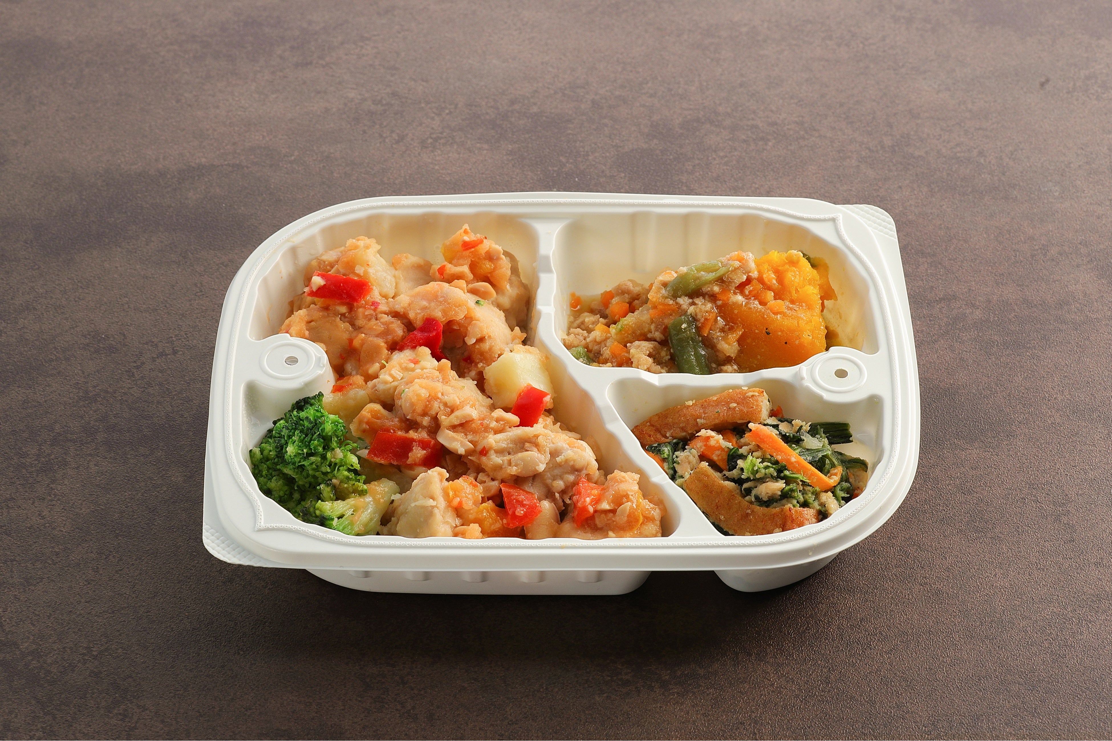 白身魚のピリ辛大豆あんかけセット