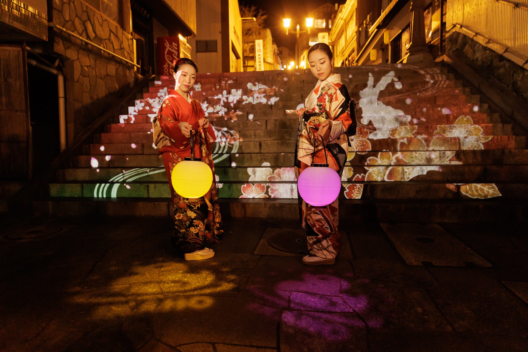 NAKED夜さんぽ 伊香保温泉開催時の様子