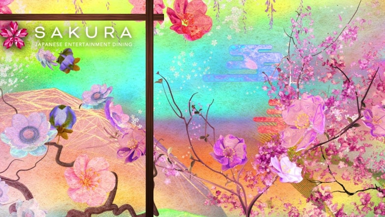 ネイキッド手がける台湾の日本風エンタメレストラン『SAKURA日式餐酒館』の桜アートエントランスとジャパニーズショー ネイキッド手がける台湾の日本風エンタメレストラン『SAKURA日式餐酒館』の桜アートエントランスとジャパニーズショー