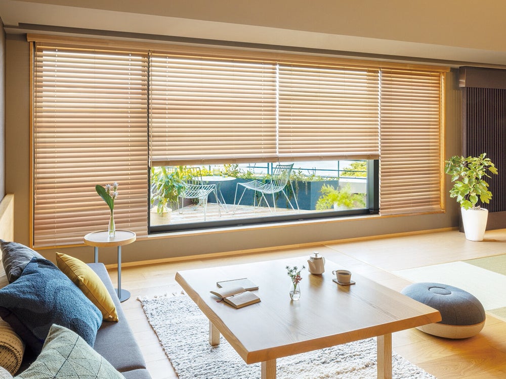 木製ブラインド「フォレティア」 スギ（無塗装品）