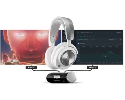 スティールシリーズ　ARCTIS NOVA PRO wireless ホワイト Arctis Nova Pro Wireless for PC & PlayStation - White