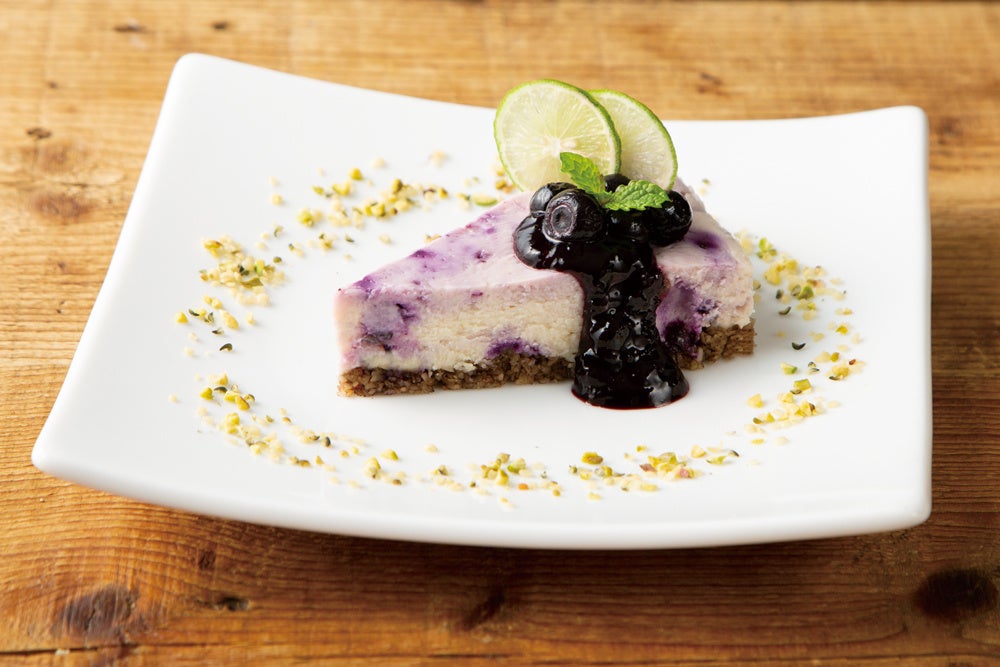 ブルーベリーチーズケーキ