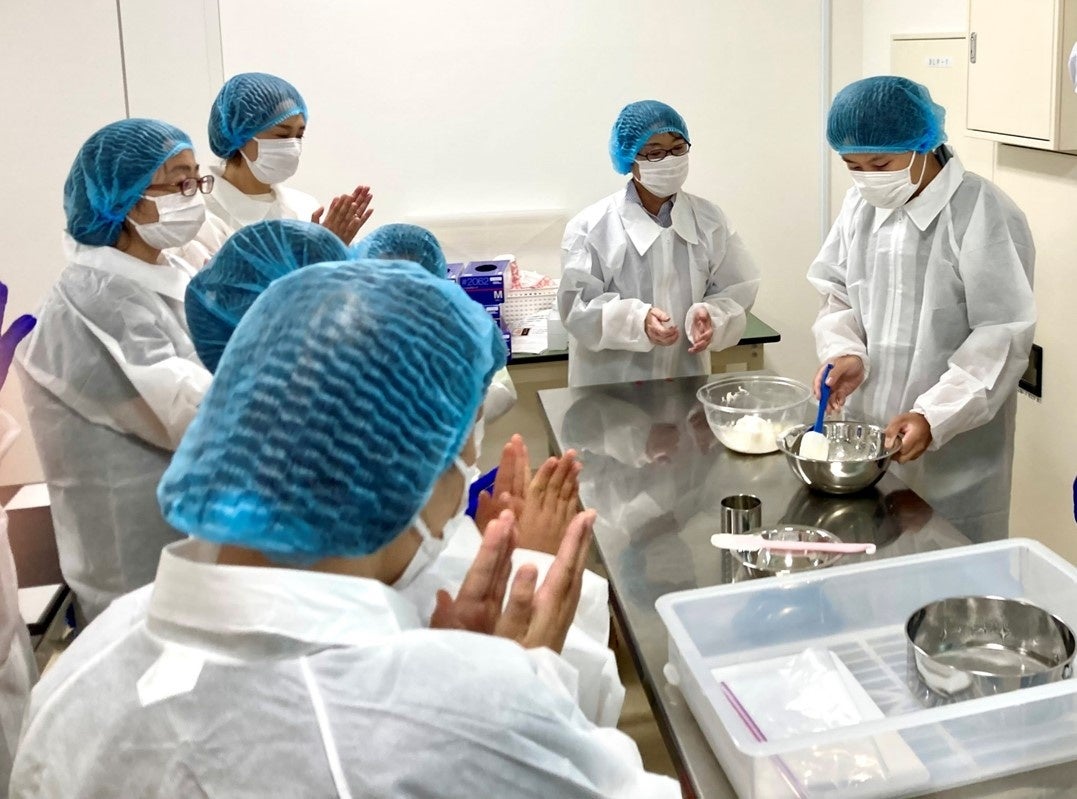 ミキシング体験の様子