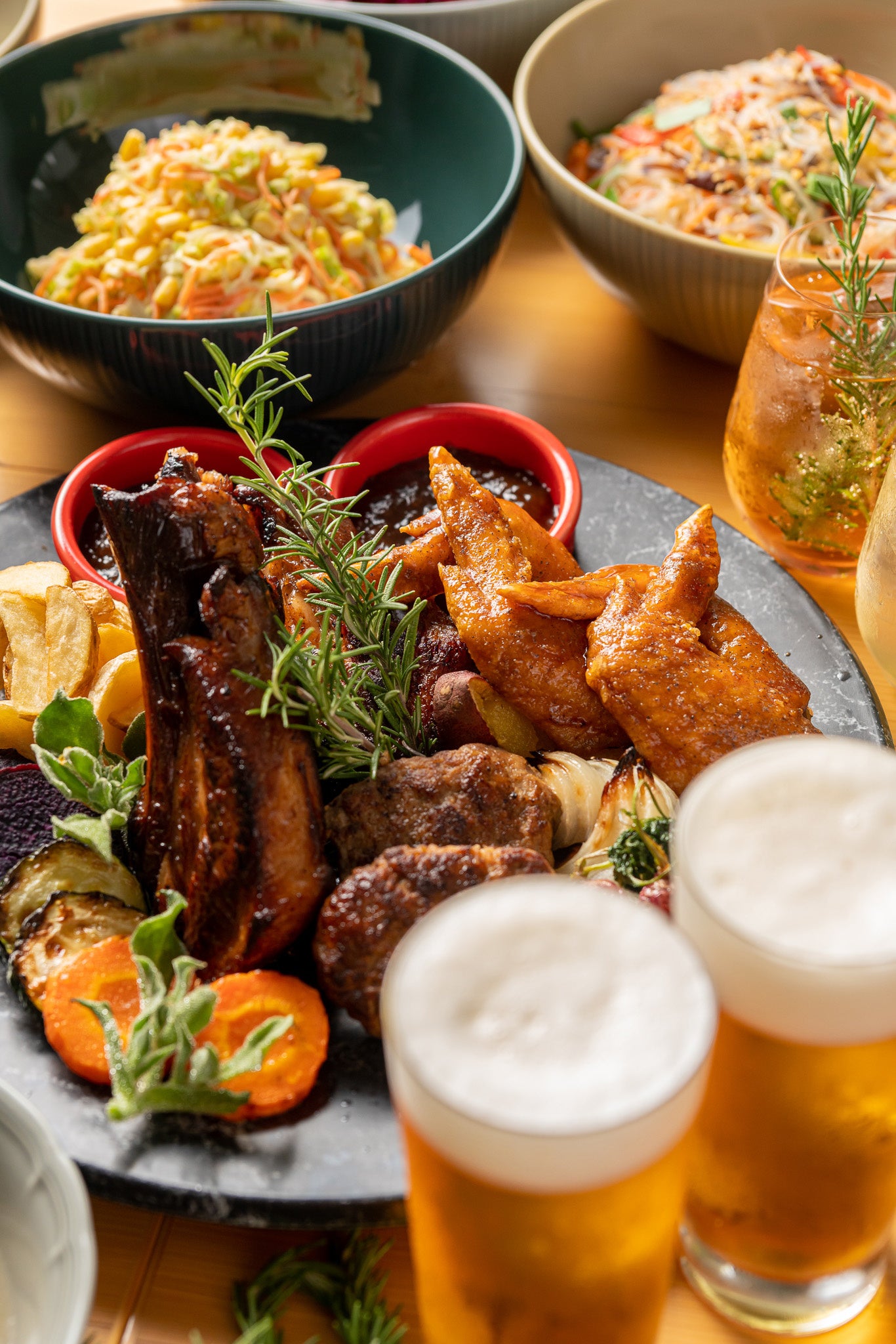 emCAMPUSのビアガーデン