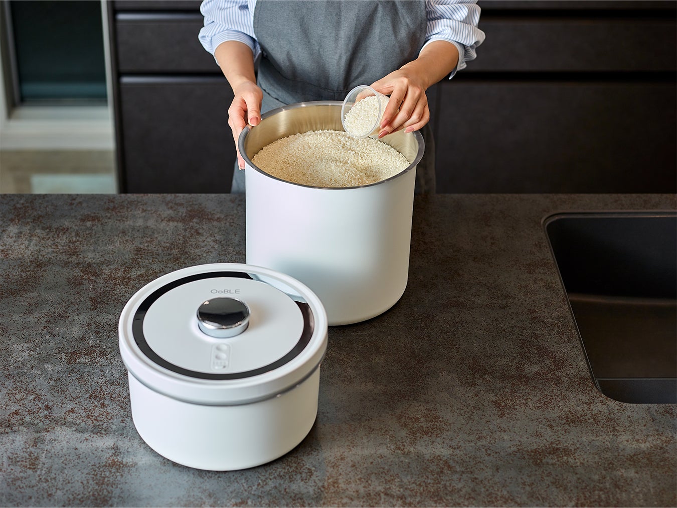 真空保存容器「OoBLE rice stocker」、第三者機関検証で5か月保存後も 真空保存容器「OoBLE rice stocker」、第三者機関検証で5か月保存後も