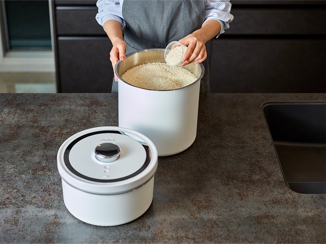 真空保存容器「OoBLE rice stocker」、第三者機関検証で5か月保存後も 真空保存容器「OoBLE rice stocker」、第三者機関検証で5か月保存後も