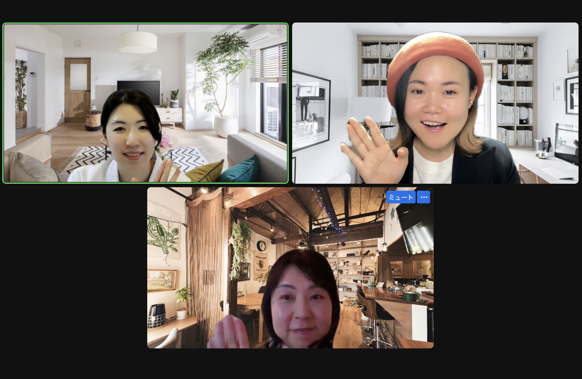 福岡由麻先生の「オンライン講義」の様子