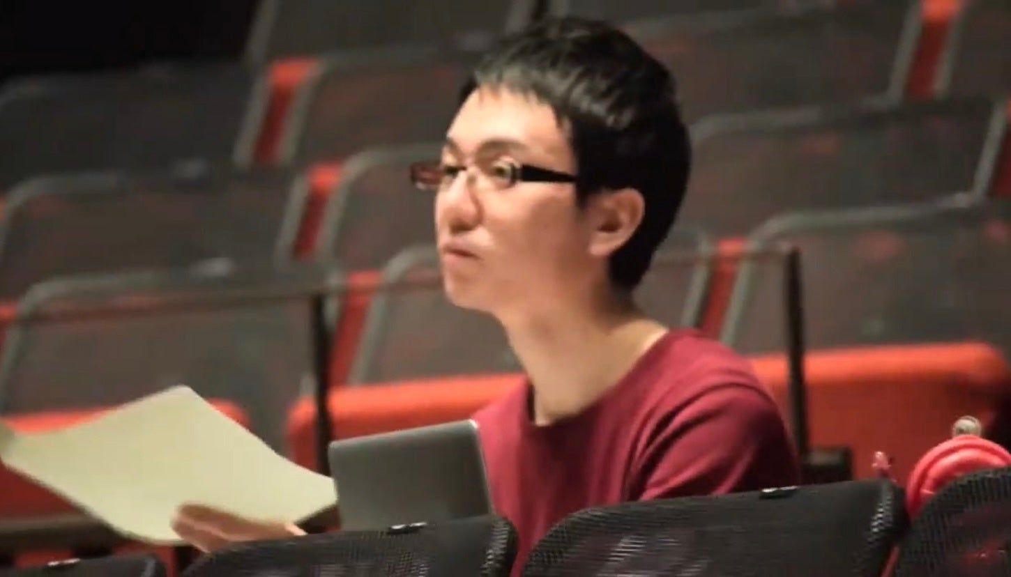 【写真】舞台業をされる永妻先生