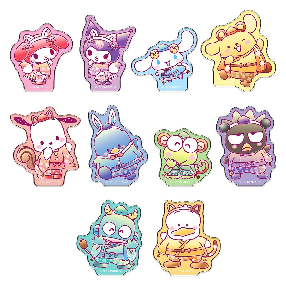 アクリルバッジコレクション 全10種※ランダム封入 770円