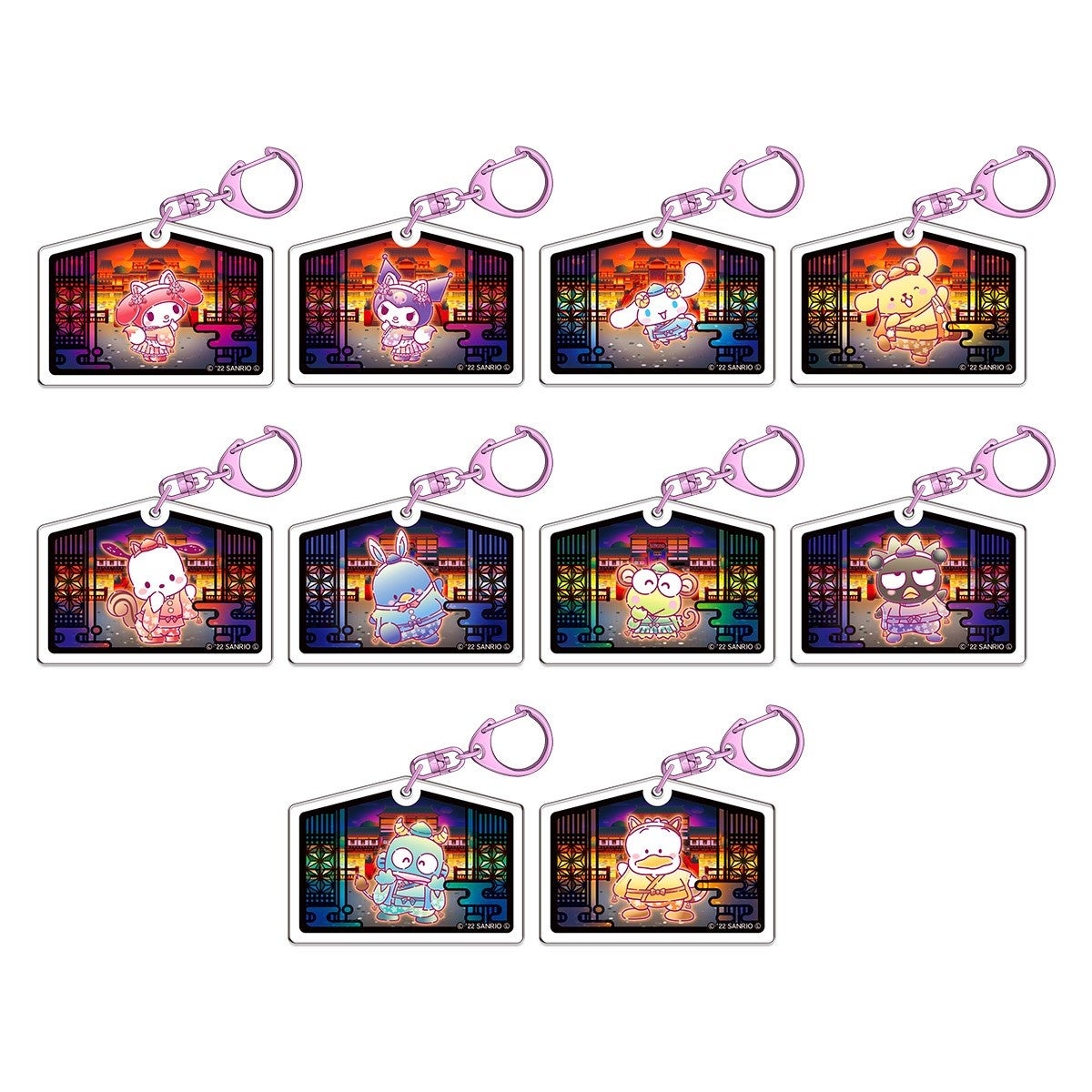 絵馬風キーホルダー 全10種　880円