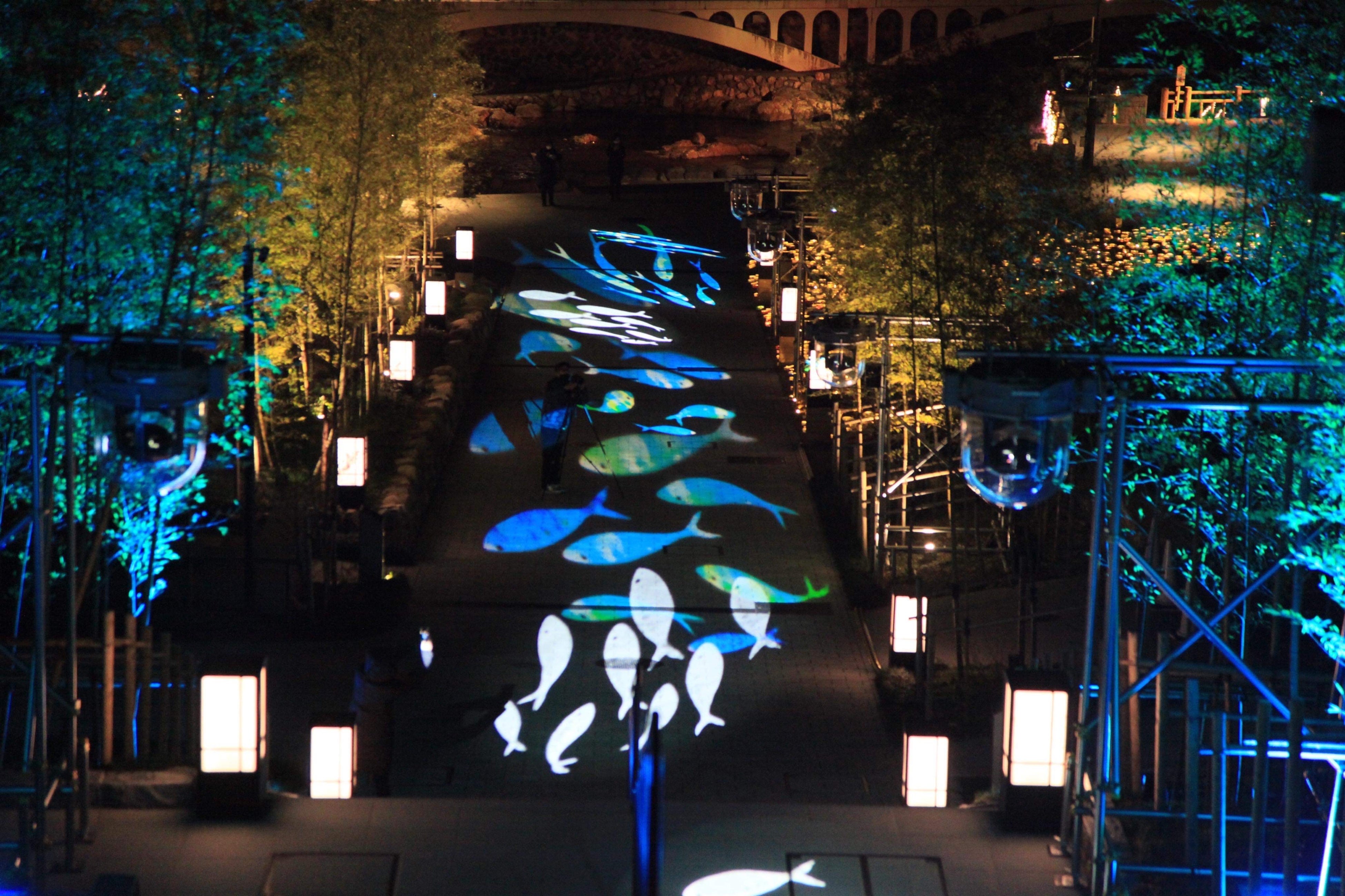 音と光のエンターテイメント・幻燈輪舞エリア