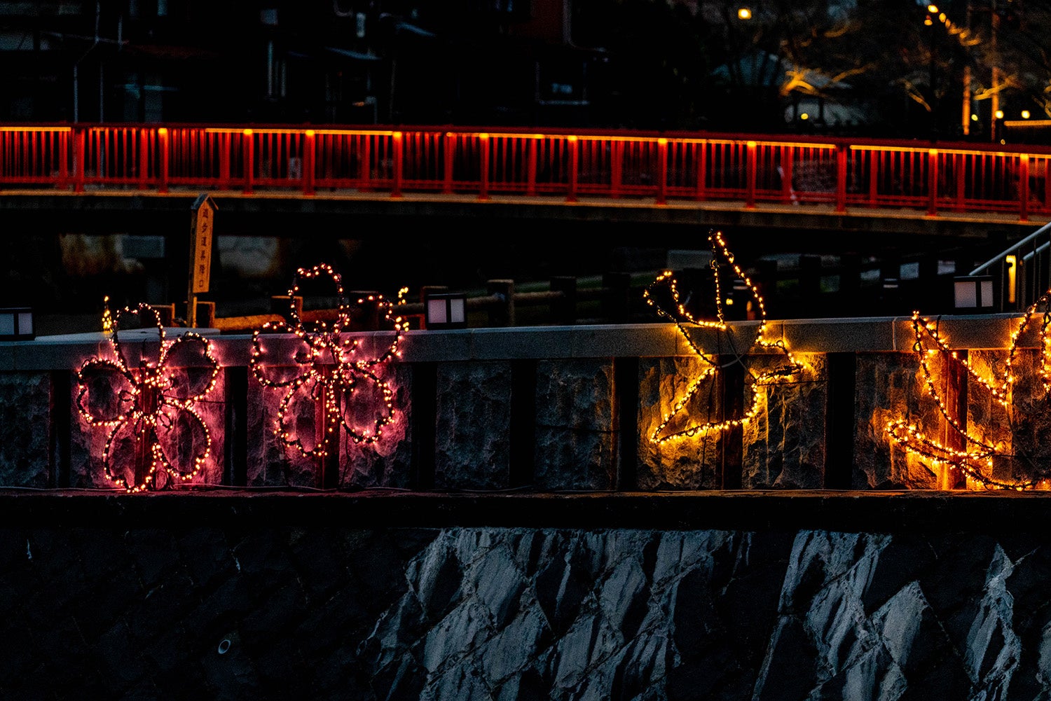 川沿いの幻想的な風景・おとずれ川エリア