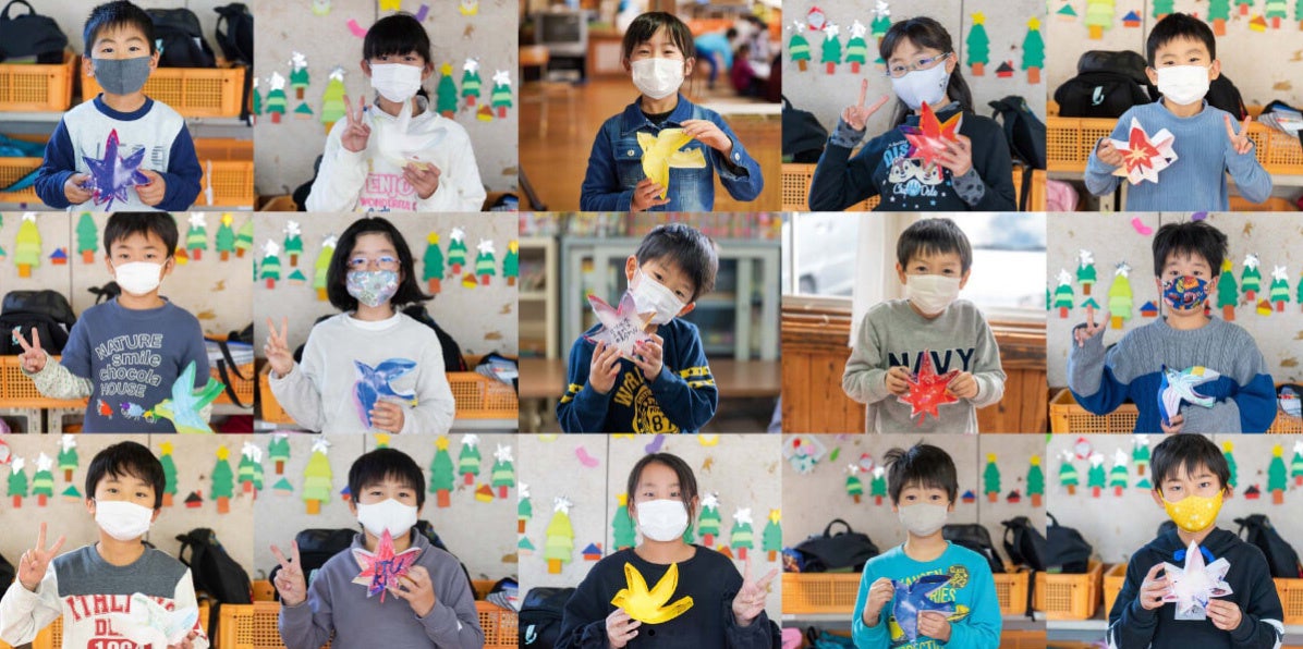 あかりのうつわは市内の子どもたちが総出で作る