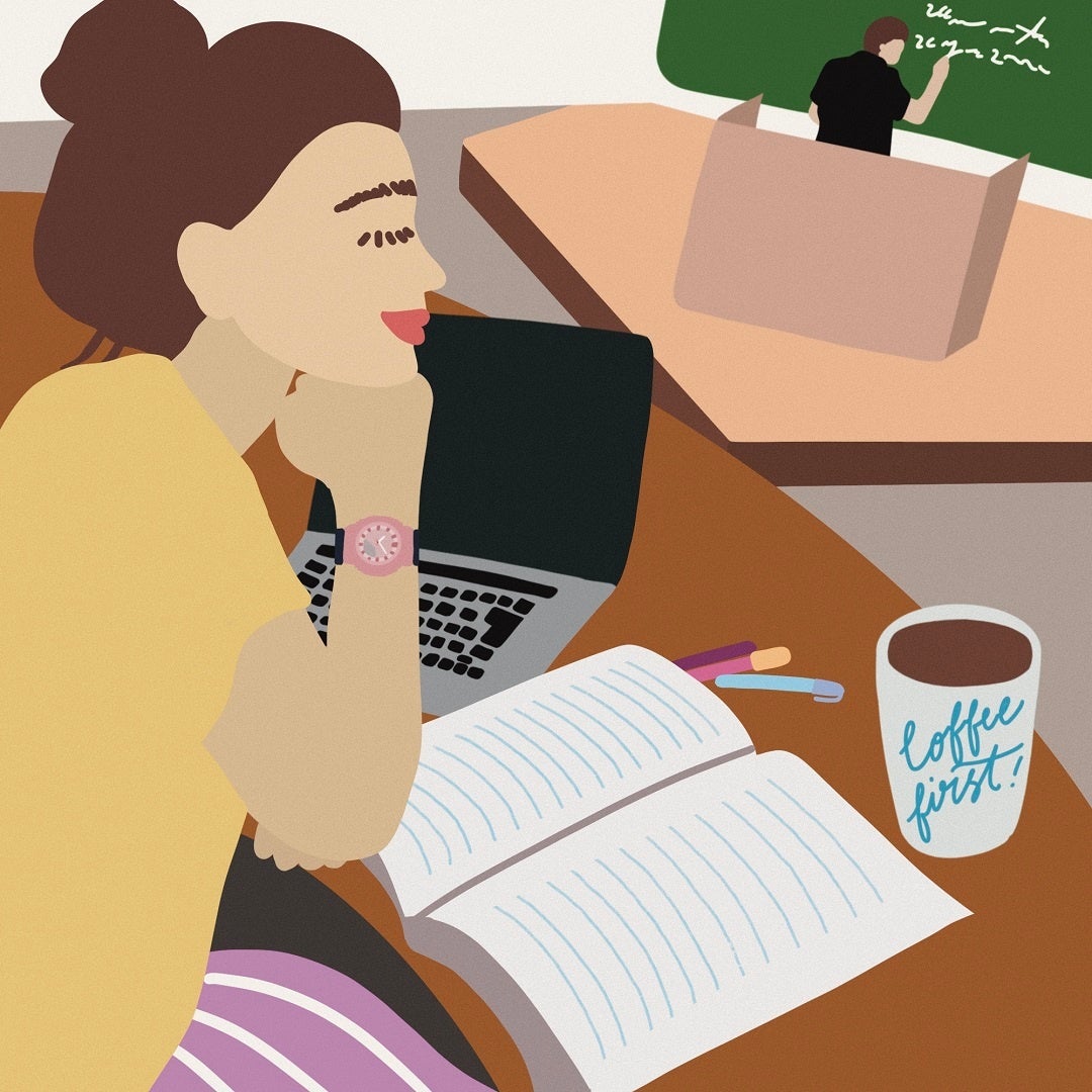 Gショックを着けて学校へ行く