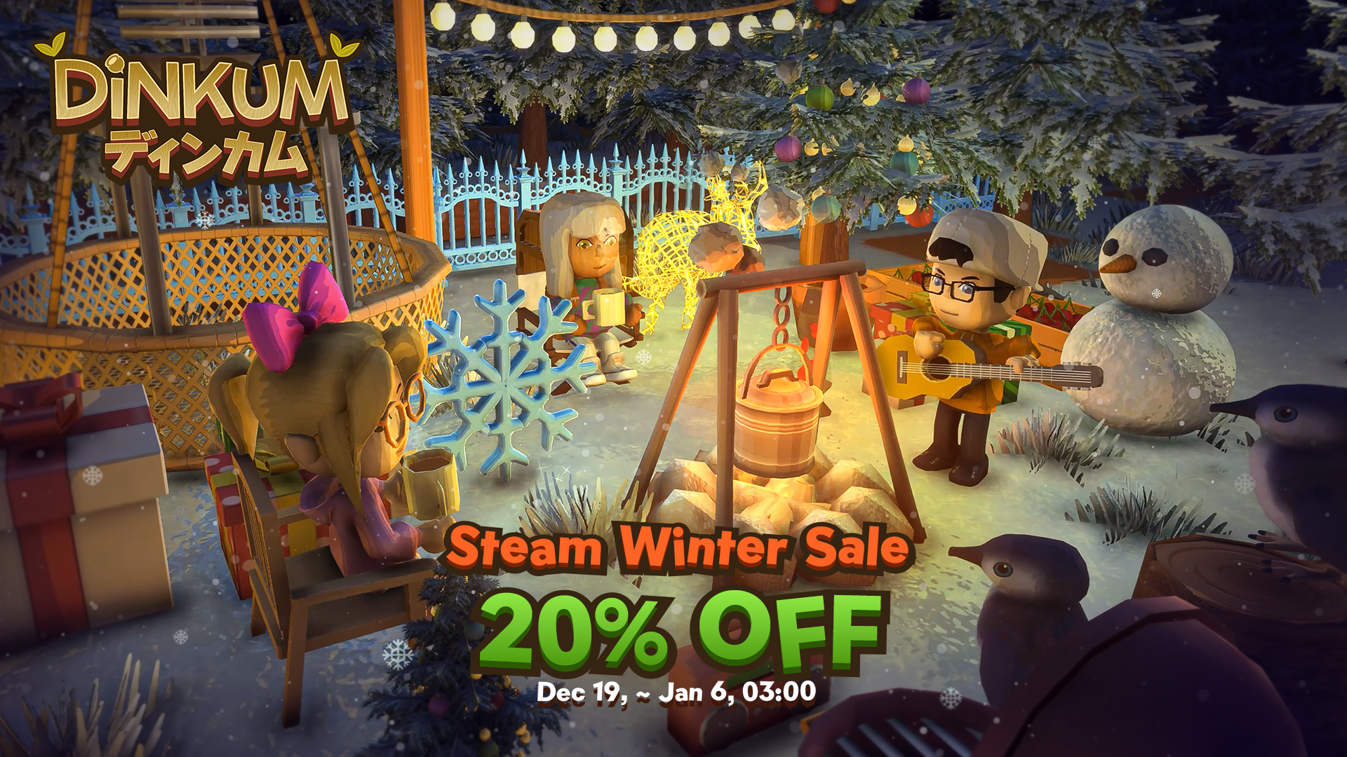 DinkumSteamセール！ホロライブVTuber実況も