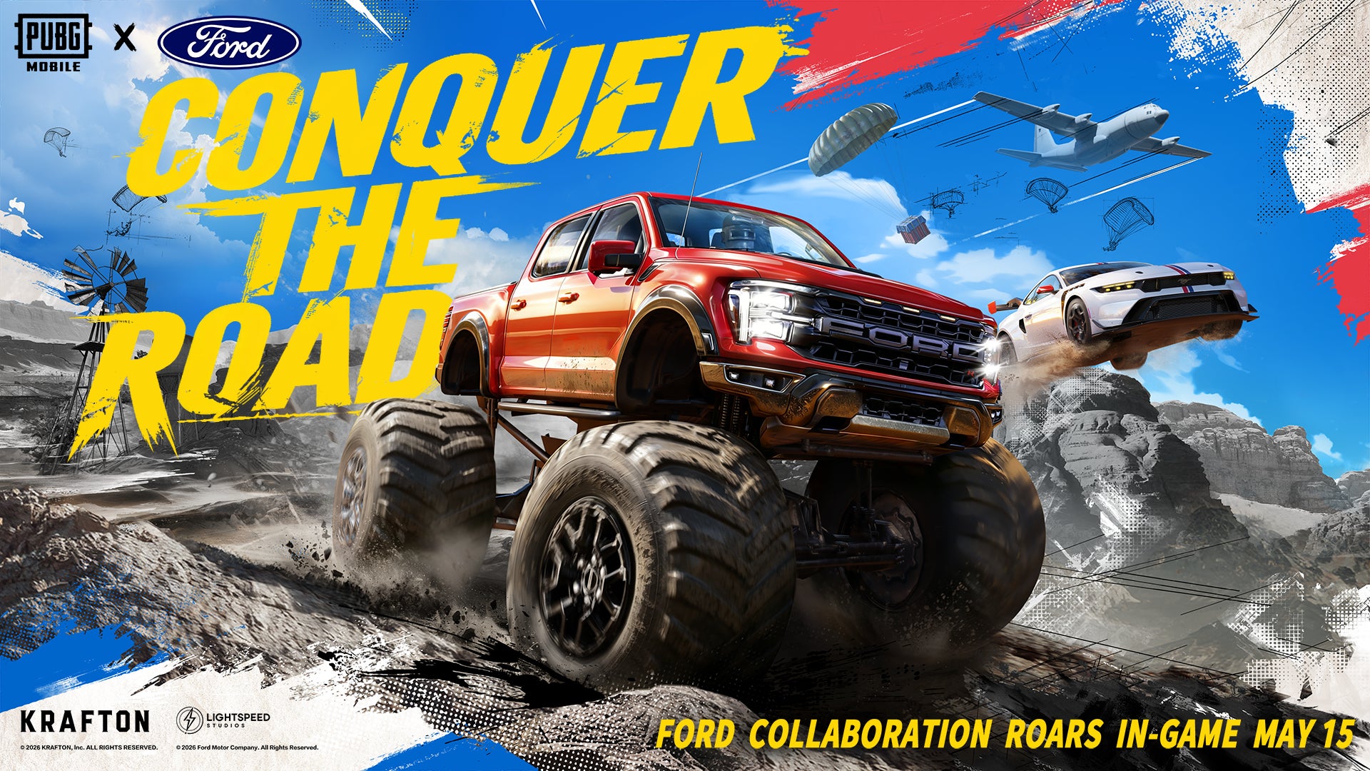 PUBG MOBILE × Ford!マスタング&F-150で戦場を疾走 PUBG MOBILE × Ford!マスタング&F-150で戦場を疾走