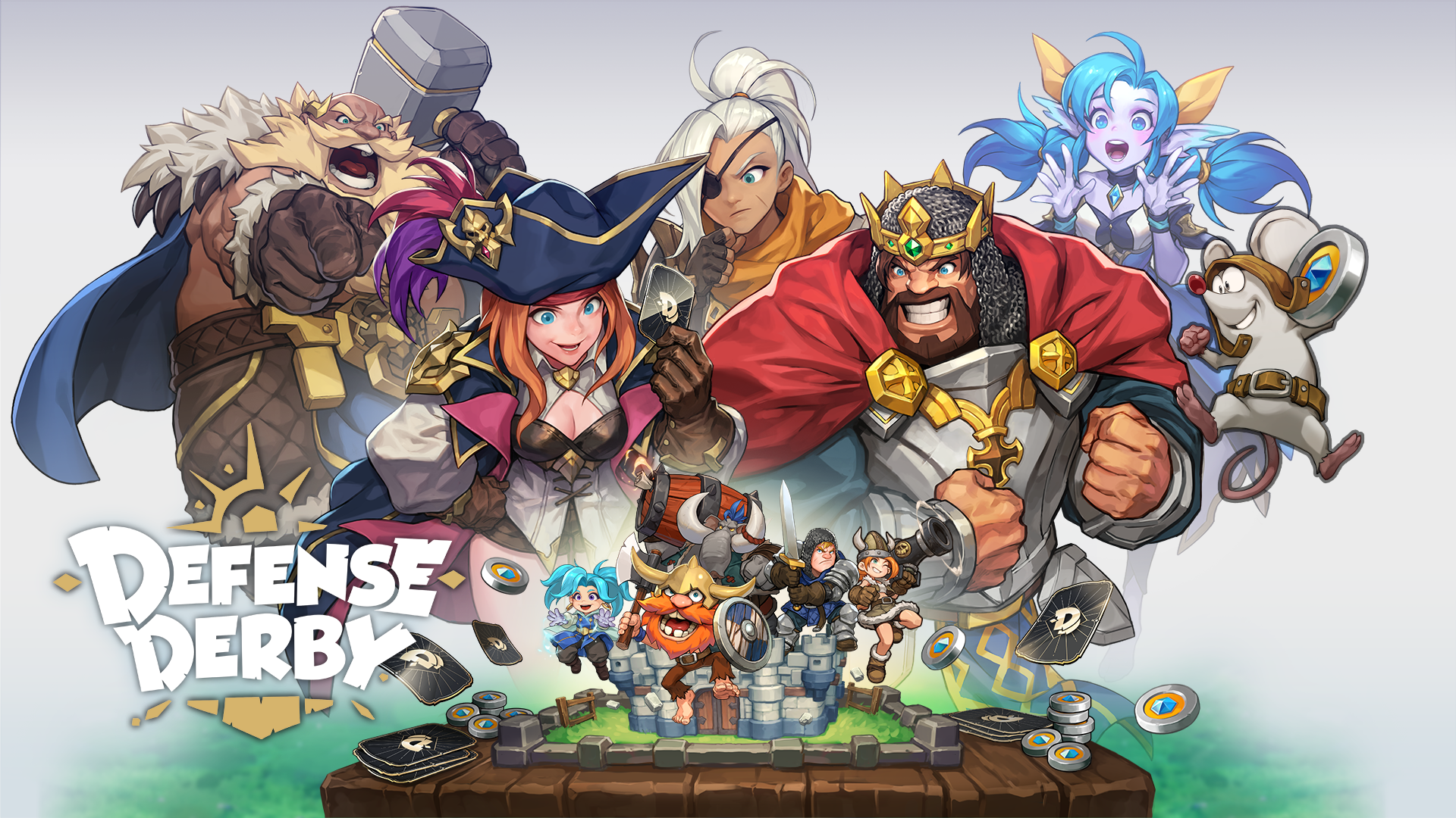 【PUBG JAPAN】新作タワーディフェンスゲーム『Defense Derby』6/14事前登録開始！4人PVPで城を守り、生き残りを競う！ユニットの組み合わせで戦略的なプレイを楽しもう！シングルプレイヤーモードもあり！