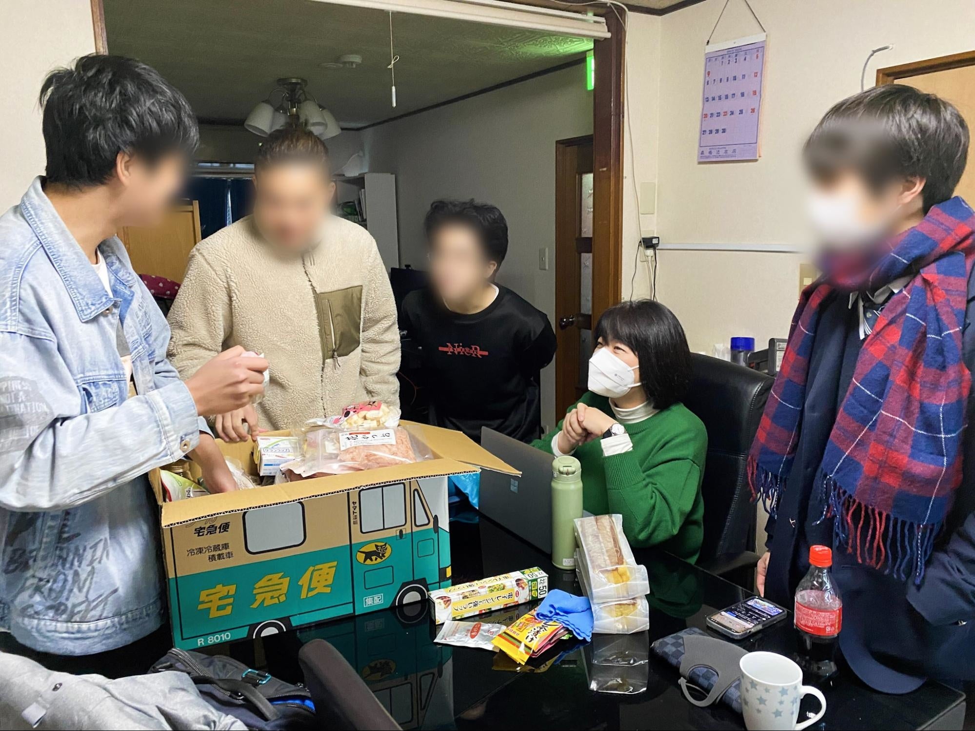 居住者とスタッフの交流