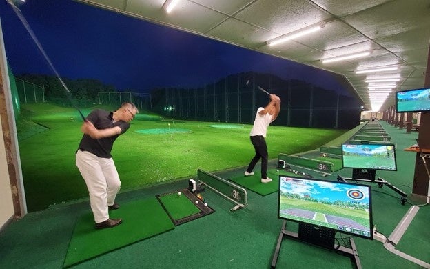 【Swin-Go】ゴルフレンジ設置イメージ。