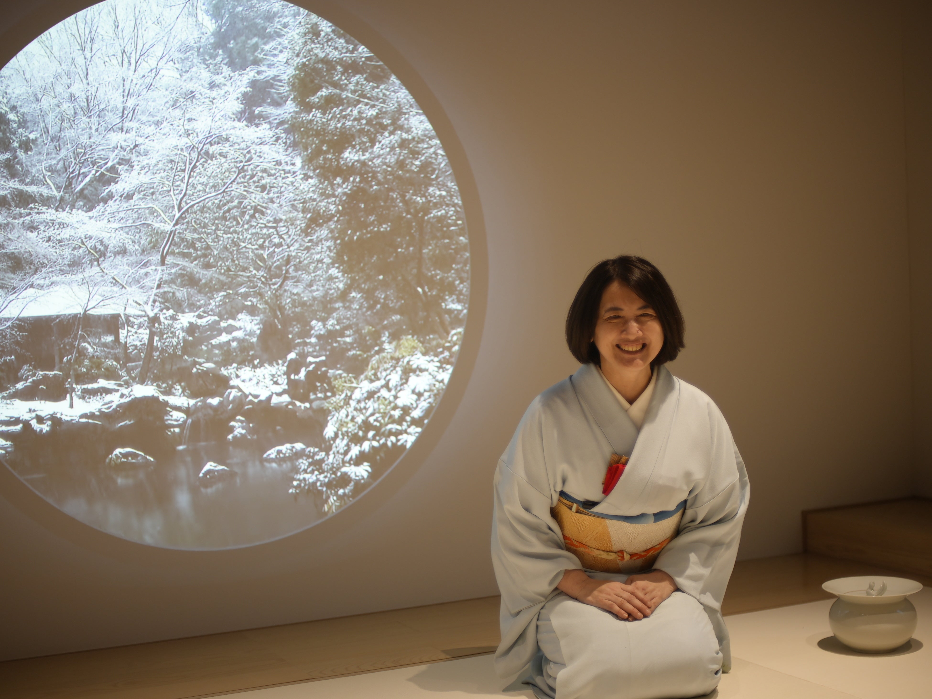 今回席主を務めた長尾宗勢（ATELIER MATCHA代表・茶道裏千家準教授）