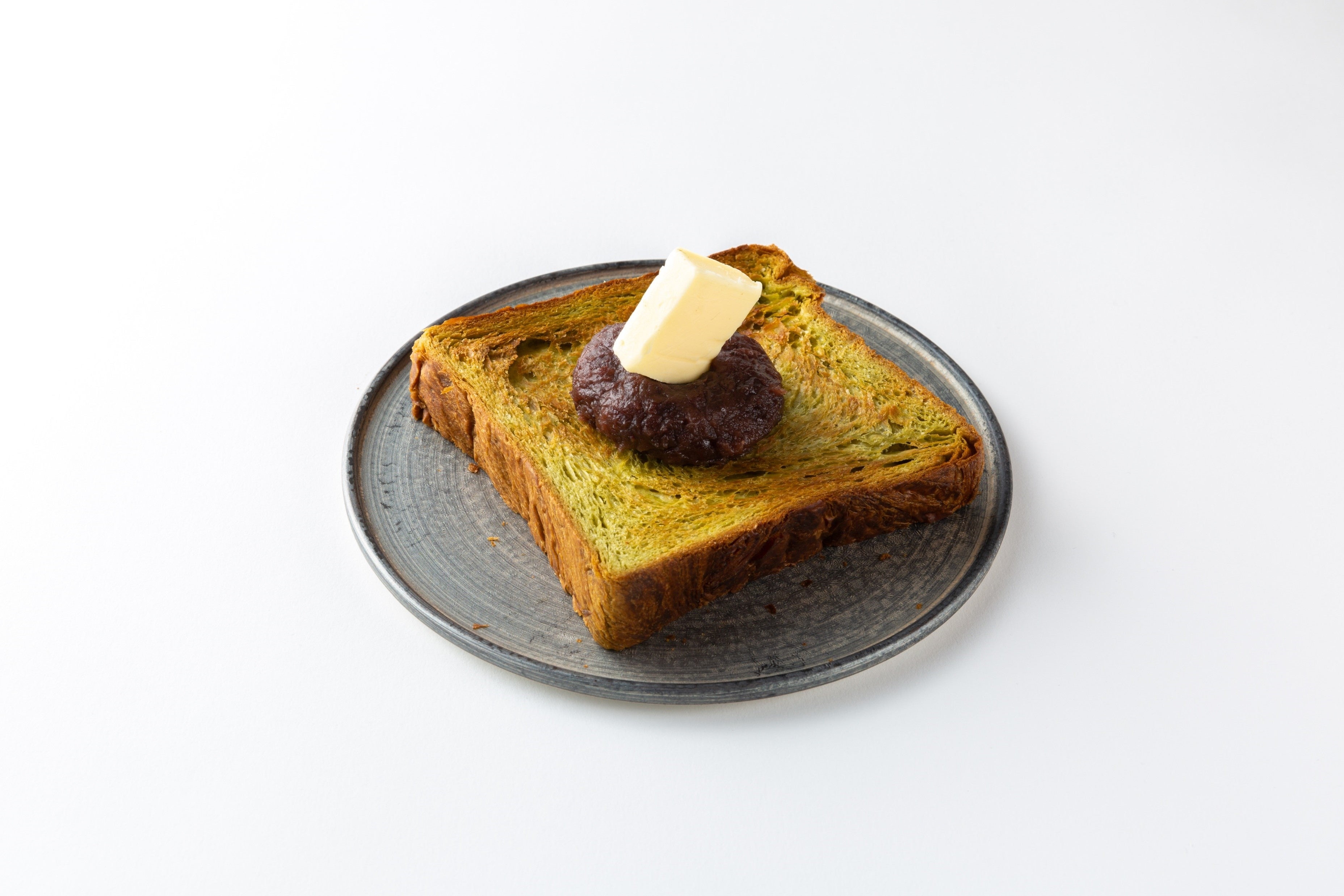 注目の「祇園ボロニヤの抹茶あんバタートースト」