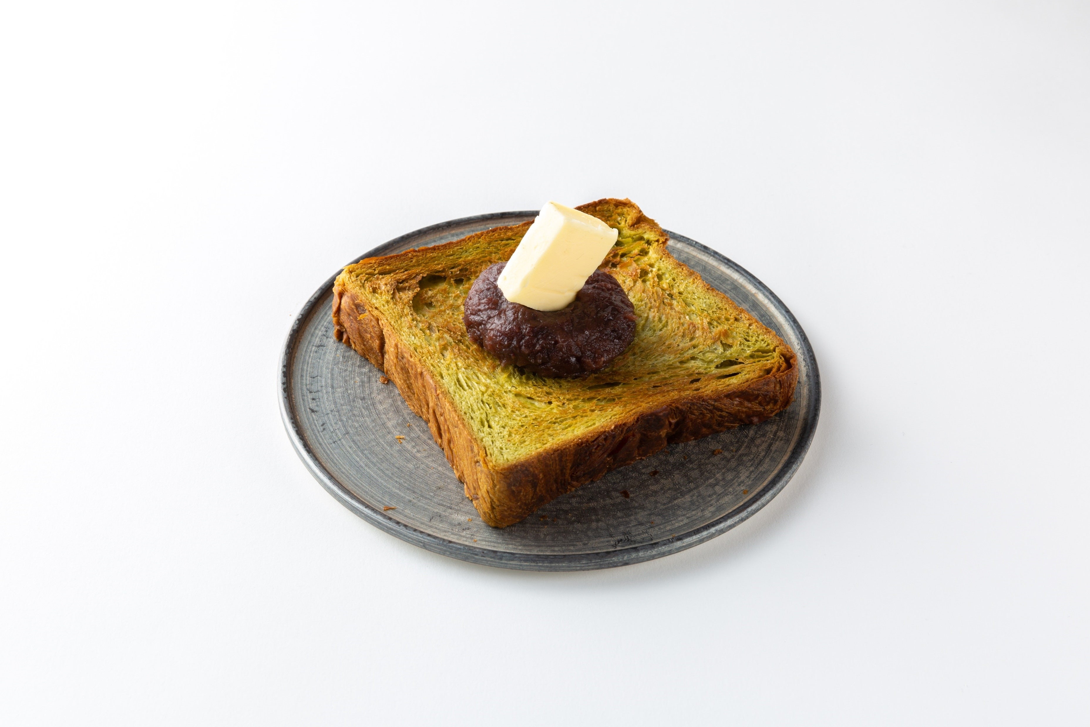 「抹茶あんバタートースト」