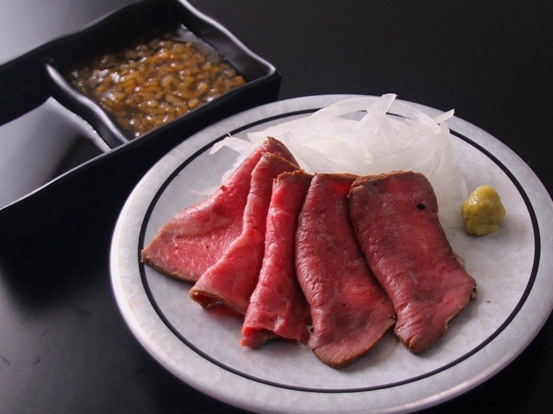 阿波黒牛のローストビーフ