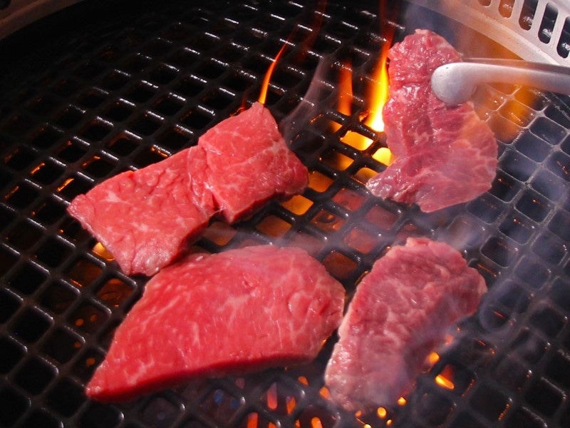 国産牛希少部位、「サガリ」「ランプ」の盛合せ