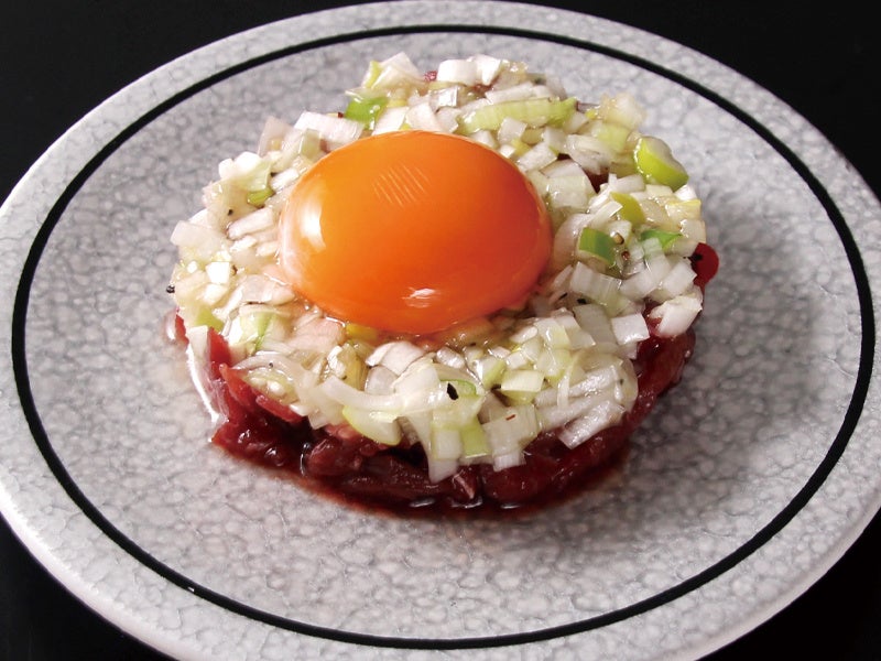 旨塩葱ユッケ680円（税込748円）