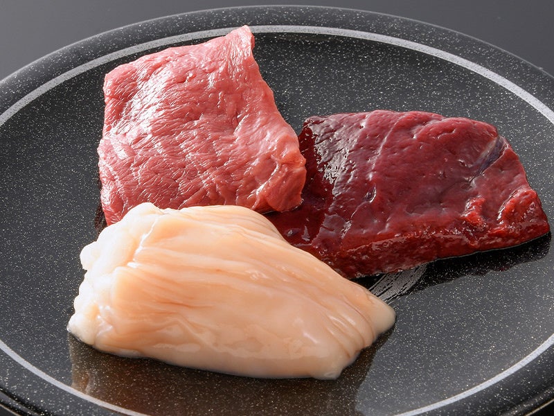 国産ホルモン盛り合わせ3種