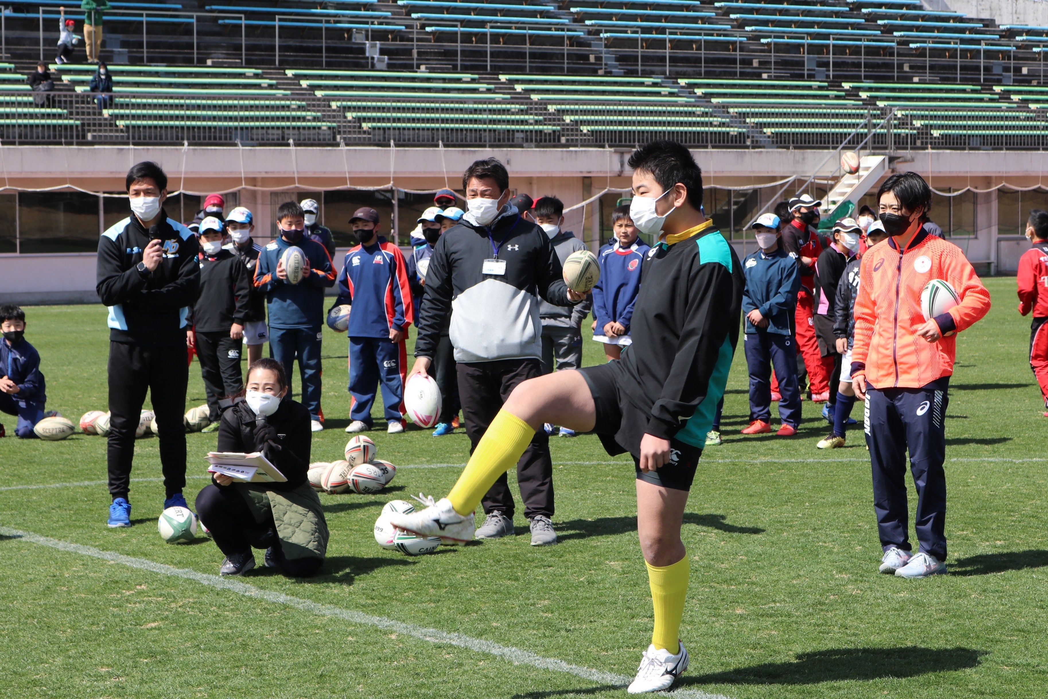 カインズカップ代替イベント当日の様子①