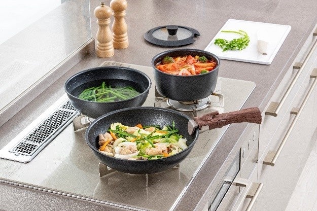 焦げ付きにくく、幅広い料理に対応!