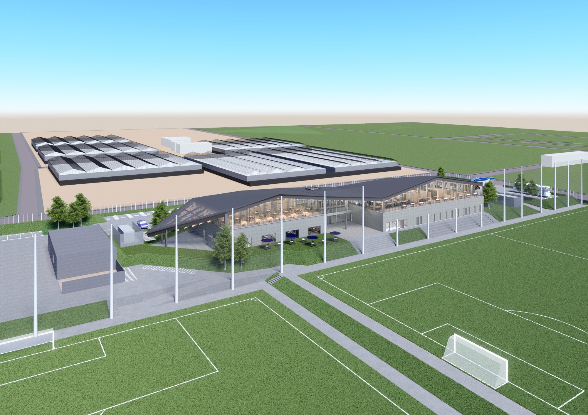 南側より外観イメージ