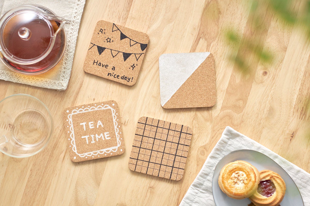 デザインコルクコースター