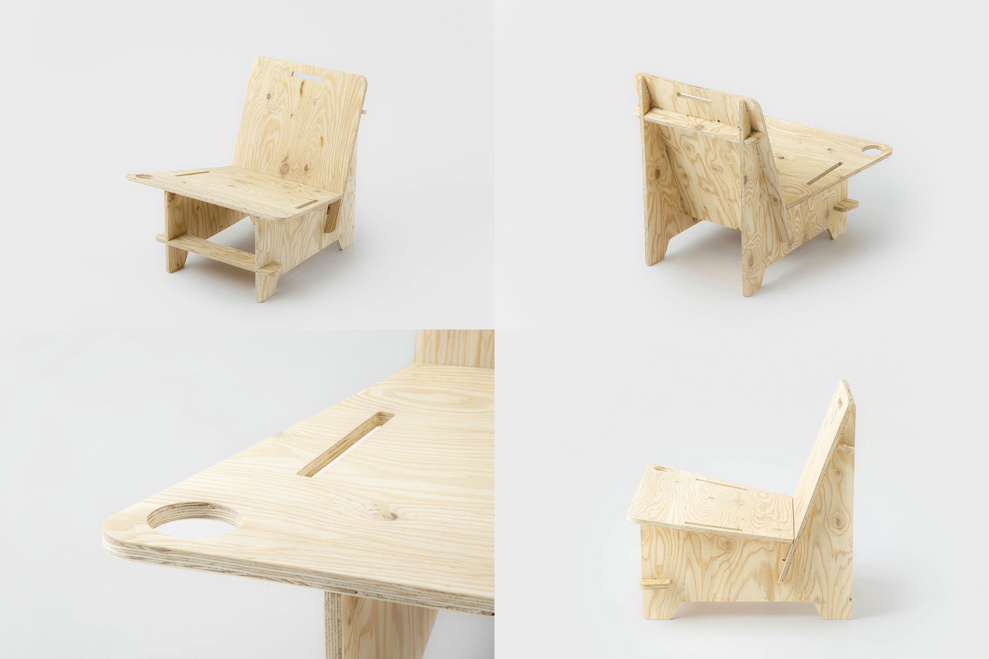 ゆったり座れるアウトドアチェア ￥3,980（税込）