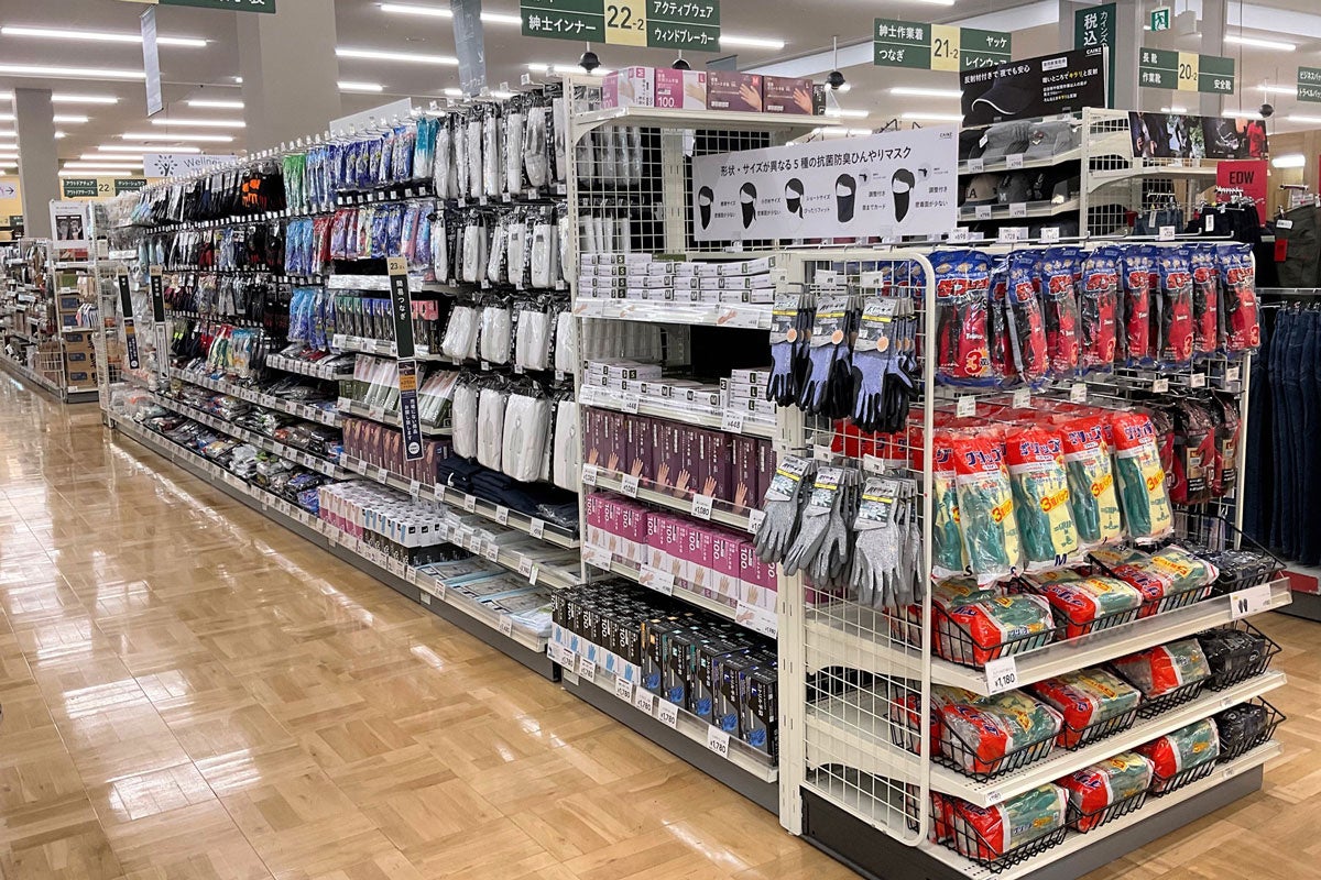 作業用手袋売り場